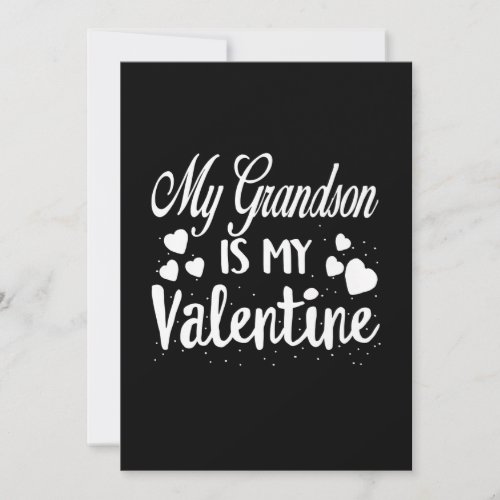 My Grandson Is My Valentine Grandma Kids Valentine