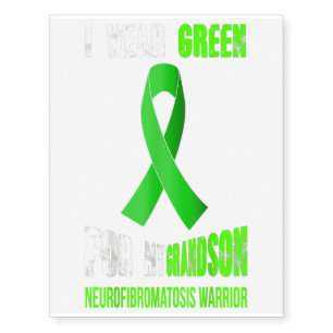 My Grandson My Neurofibromatosis Warrior Gift Temporary Tattoos
