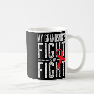 My Grandson's Fight Is My Fight Blood Cancer Aware Coffee Mug