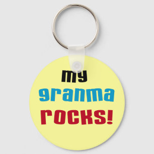 My Granma Rocks T shirts and Gifts Keychain