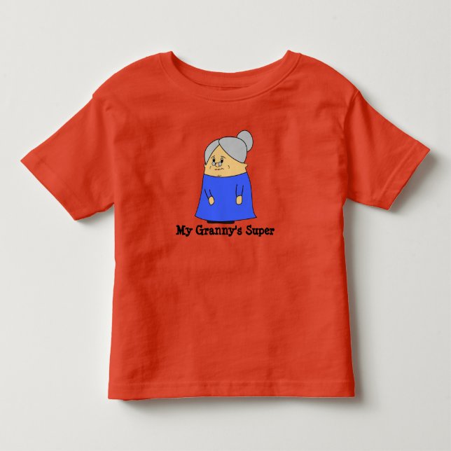 My Granny, kids sayings, change text Toddler T-shirt (Front)