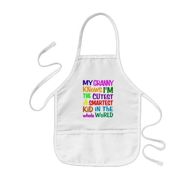 My Granny Knows apron (Front)