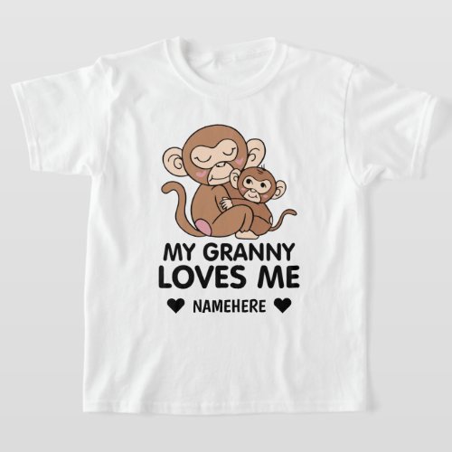 My Granny Loves Me T_Shirt