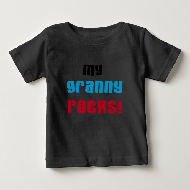 My Granny Rocks T shirts and Gifts (Front)