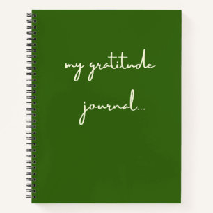 my gratitude journal Notebook