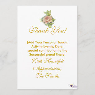 My Gratitude Specially For You!-Customize Thank You Card
