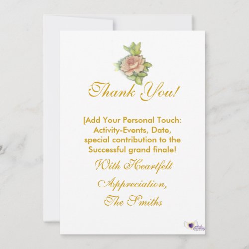 My Gratitude Specially For You_Customize Thank You Card