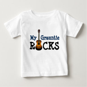 "My Grauntie Rocks!" Baby T-Shirt