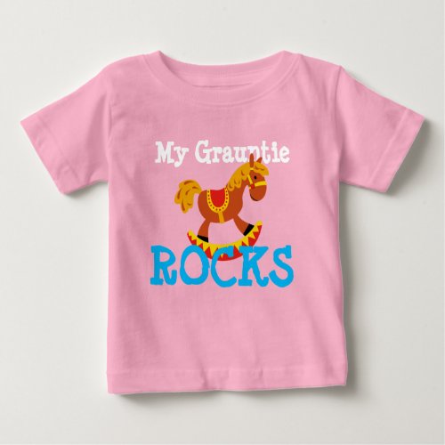 My Grauntie Rocks Baby T_Shirt