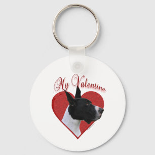 My Great Dane Valentine Keychain