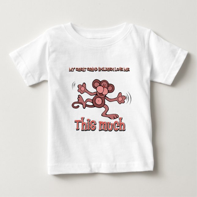 My great grandpa loves me this much baby T-Shirt (Front)