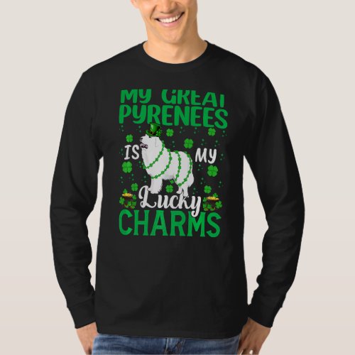 My Great Pyrenees Is My Lucky Charms Dog St Patric T_Shirt