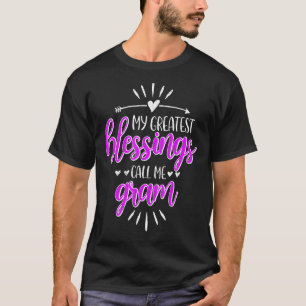 My Greatest Blessings Call Me Memaw Gram T-Shirt