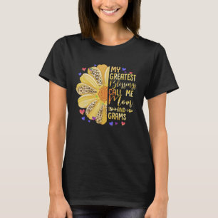 My Greatest Blessings Call Me Mom And Grams Cute M T-Shirt