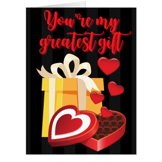My Greatest Gift Custom Photo Giant Valentine Card (Front)