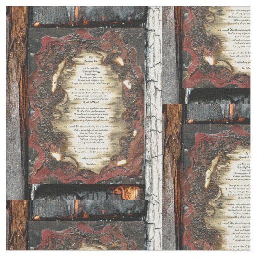 My Greatest Sin Fabric