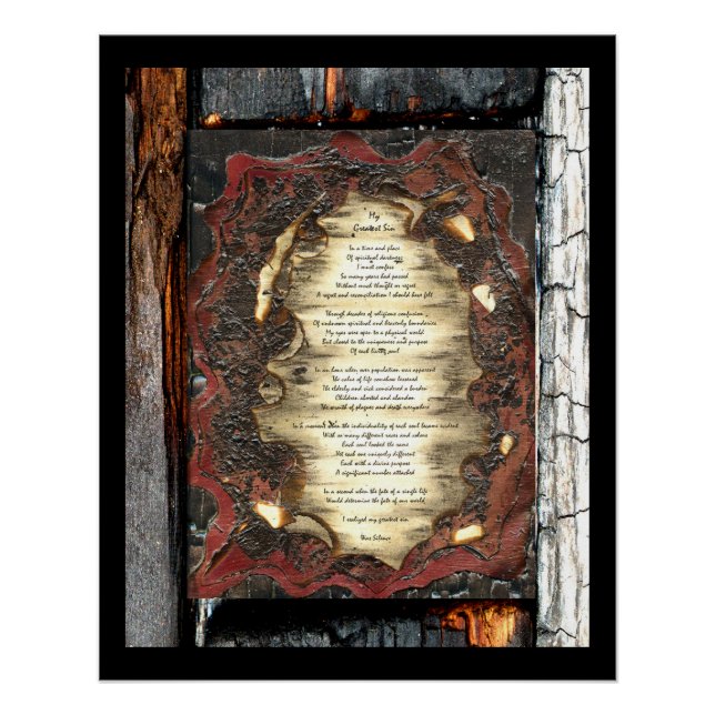 My Greatest Sin Poster (Front)