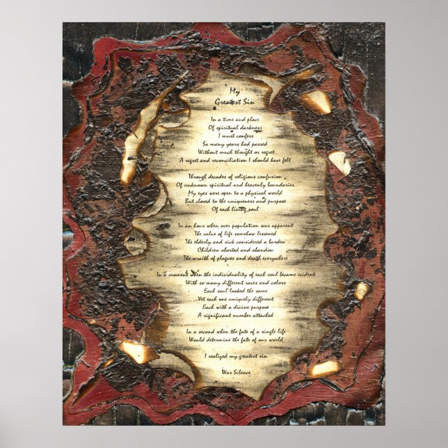 My Greatest Sin Poster (Front)