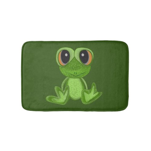 My Green Frog Friend Bath Mat
