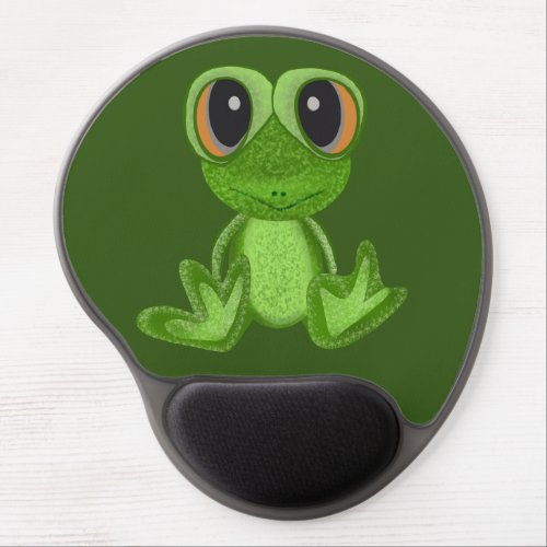 My Green Frog Friend Gel Mouse Pad