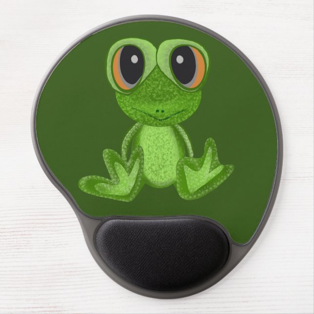 My Green Frog Friend Gel Mouse Pad (Front)