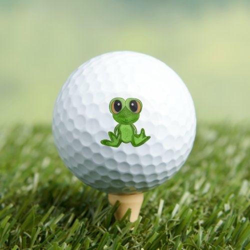 My Green Frog Friend Golf Ball Set