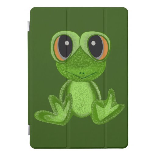 My Green Frog Friend iPad Pro Cover