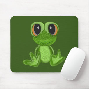 My Green Frog Friend Mouse Pad