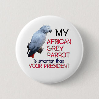My Grey Smarter Pinback Button