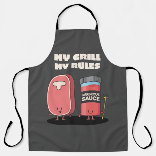 My Grill My Rules Apron