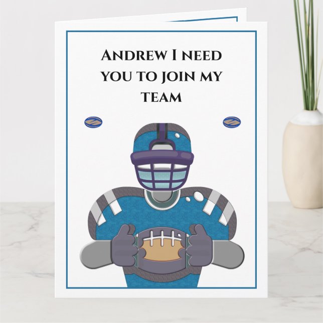 My Groomsman Invitation Proposal Wedding (Front)