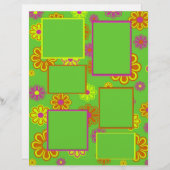 My Groovy Life  scrapbook pages (Front/Back)