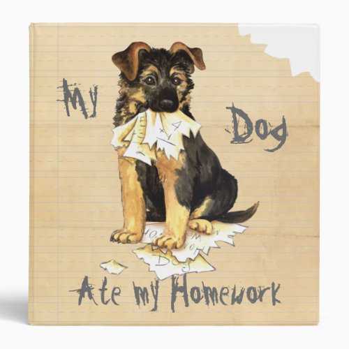 My GSD Ate My Homework Binder