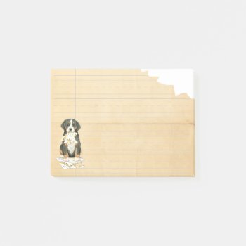 My Gsmd Ate My Homework Post-it Notes by DogsInk at Zazzle