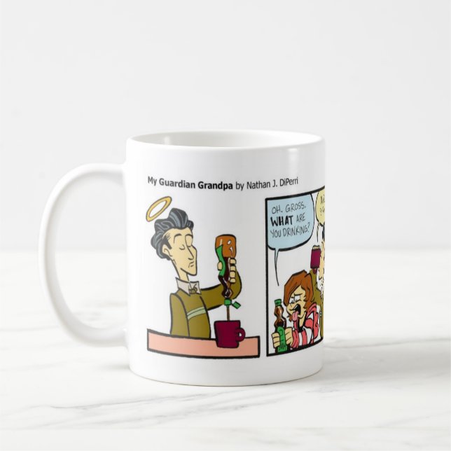 "My Guardian Grandpa" Energize Mug (Left)