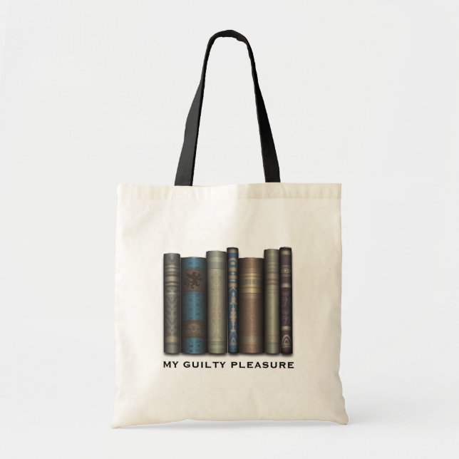 My Guilty Pleasure Book Lover Tote Bag (Front)