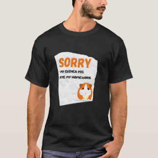 My Guinea Pig Ate My Homework Classic T-Shirt