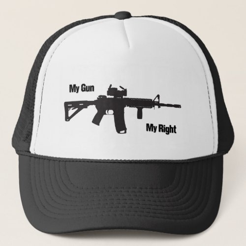 My Gun My Right Trucker Hat