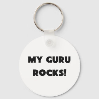 MY Guru ROCKS! Keychain