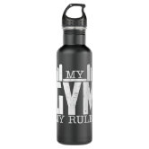 WeGoJim Bro Culture Women Gym Cover Pump Fitness T Stainless Steel Water  Bottle | Zazzle