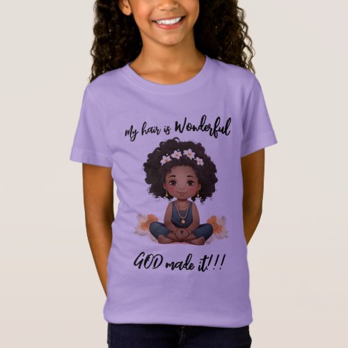 My hair is wonderful youth tee shirt