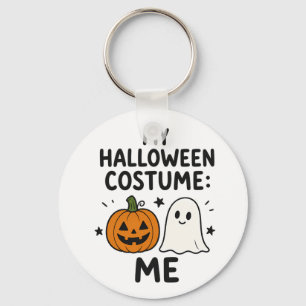 My Halloween Costume Me Funny Illustration Keychain
