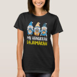 My Hanukkah Pajamakah Gnome Chanukah Pajamas Wome T-Shirt<br><div class="desc">My Hanukkah Pajamakah Gnome Chanukah Pajamas Women Kid</div>