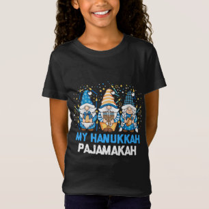 My Hanukkah Pajamakah Gnomes Channukah Jewish Gnom T-Shirt