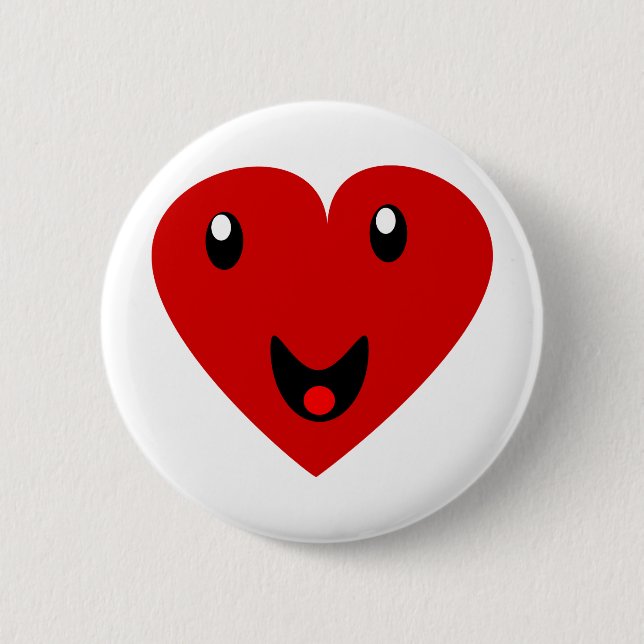 My Happy Heart Button (Front)