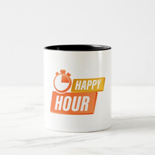 my happy hours Two_Tone coffee mug