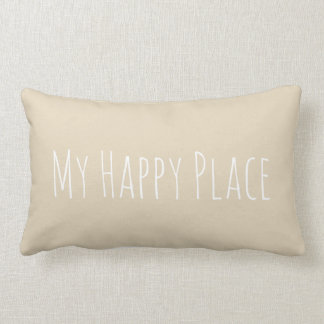 My Happy Place Accent Pillow