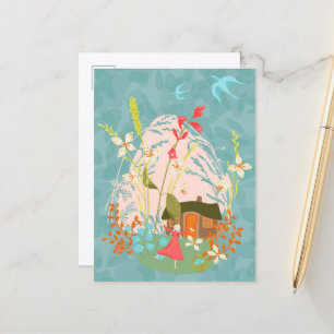 My Happy Place Announcement Postcard