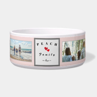 My Happy Place Customizable Family Photo 6 Picture Bowl