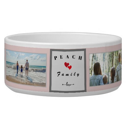 My Happy Place Customizable Family Photo 6 Picture Bowl
